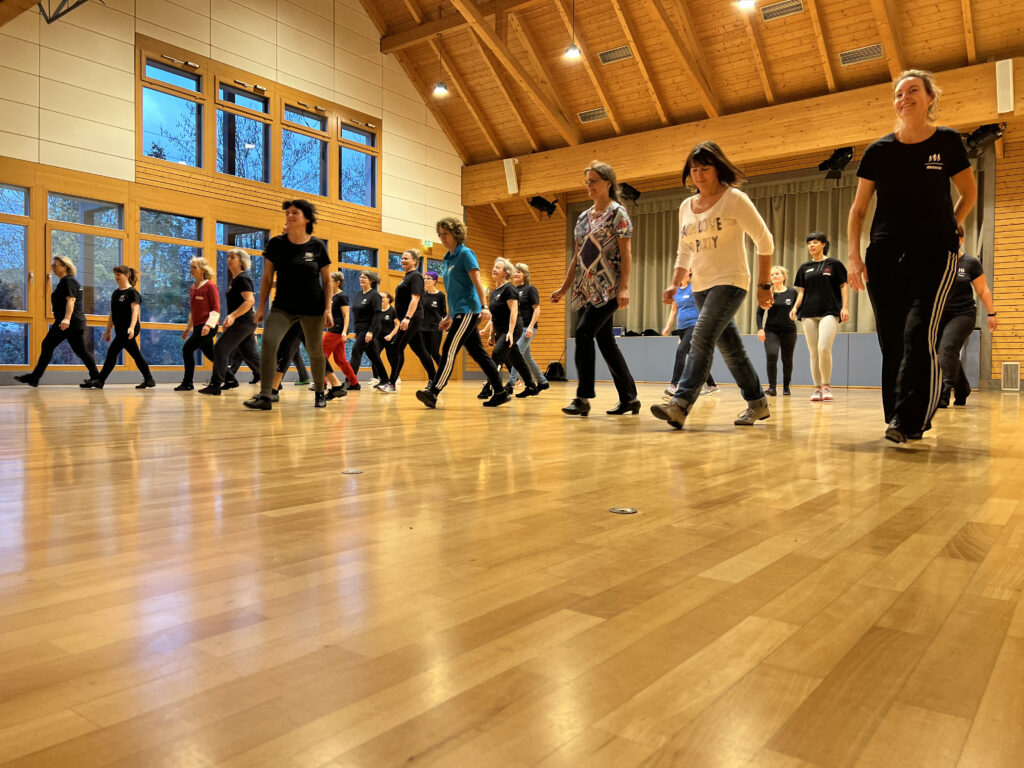 Modern Line Dancers Workshop in den Vereinsräumen